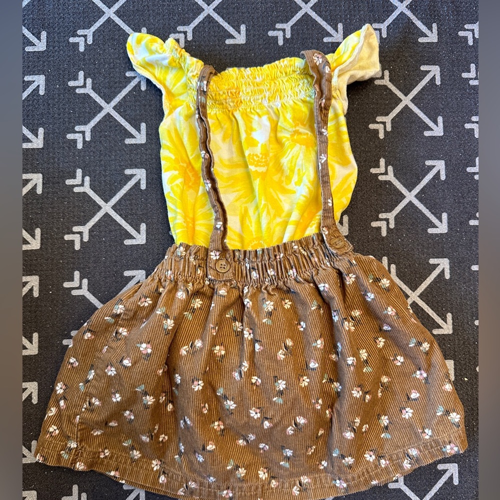 Carter’s 24mo corduroy pinafore set